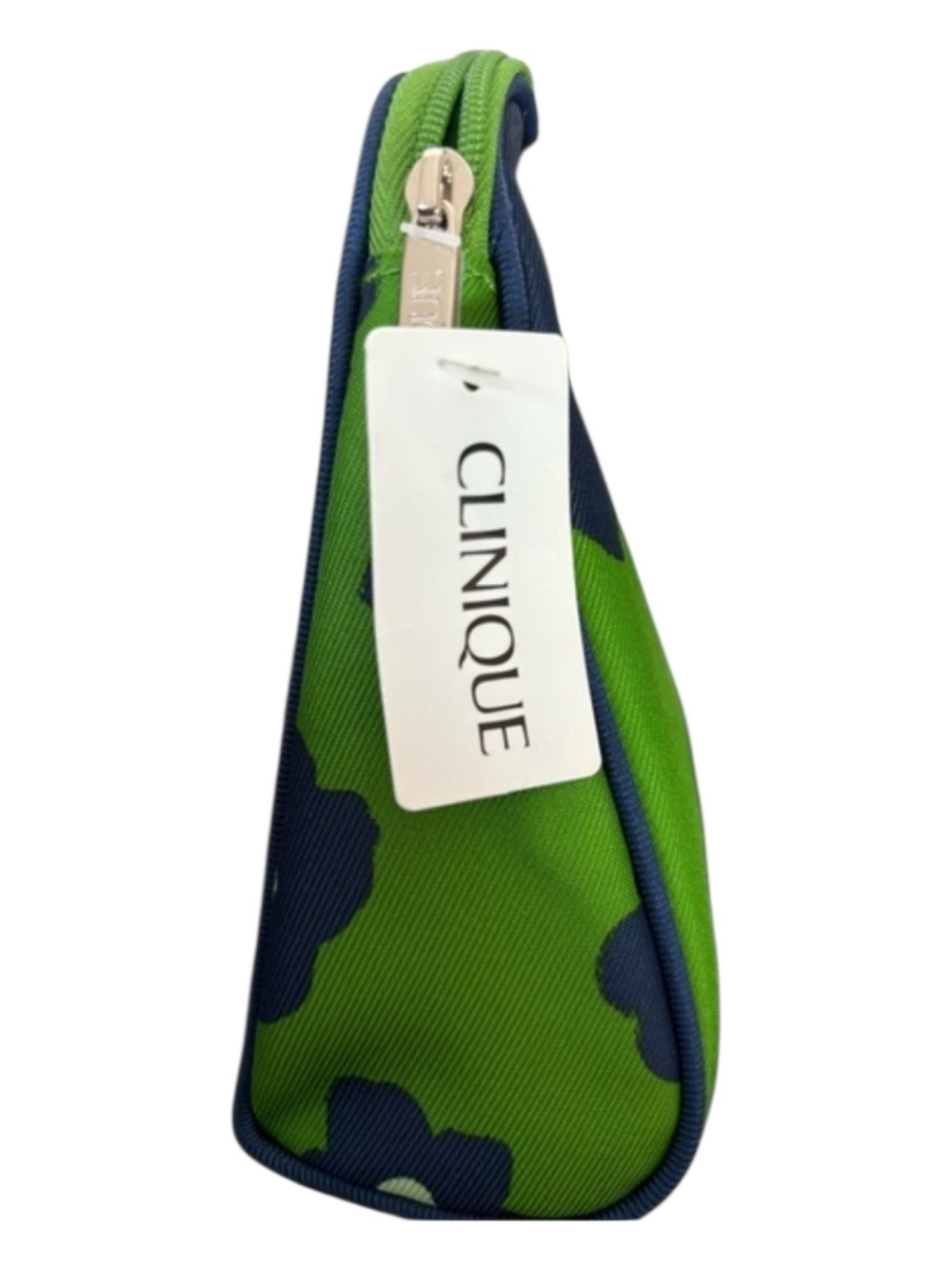 Clinique x Kate Spade NWT Green & Navy Floral Cosmetic Pouch - Picture 7 of 9
